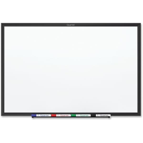 Quartet Magnetic Dry-Erase Board, 2'x1-1/2', Black Aluminum Frame QRTSM531B - main